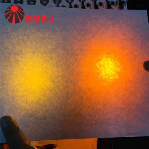 Borostyán színű, nagy teljesítményű 1W LED emitter dióda